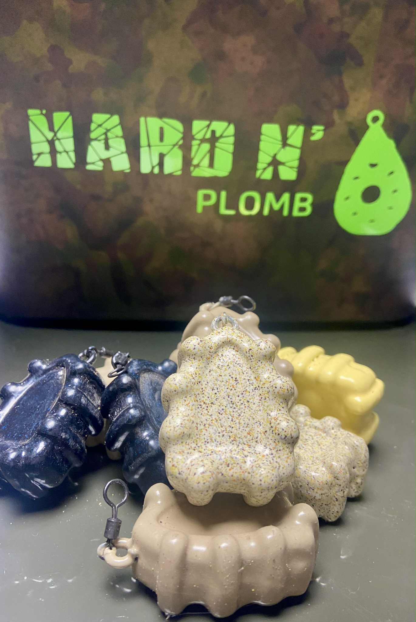 Lots de 10 Plombs Gripp Plein Ailettes 70 g + 1 Gratuit